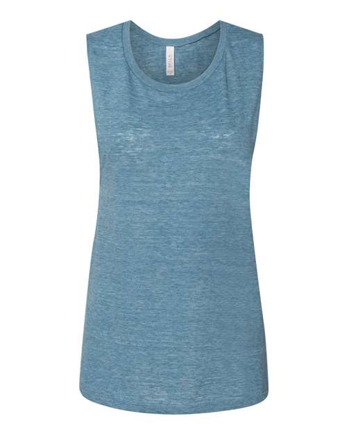 Load image into Gallery viewer, Women's Flowy Scoop Muscle Tank — product photo 10