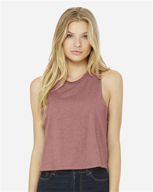 Load image into Gallery viewer, Women's Racerback Crop Tank — product photo 8