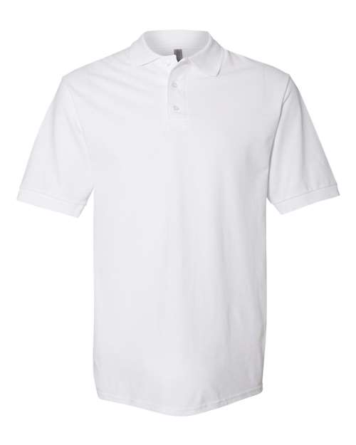 Load image into Gallery viewer, Men's 100% Ring-Spun Cotton Piqué Polo - White