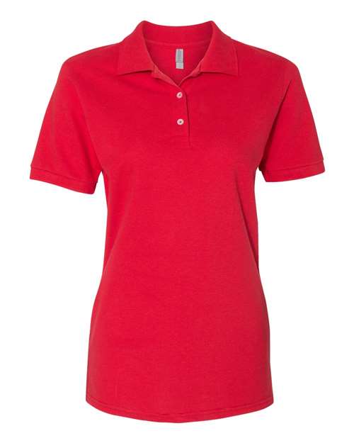 Load image into Gallery viewer, Women's 100% Ring-Spun Cotton Piqué Polo - True Red