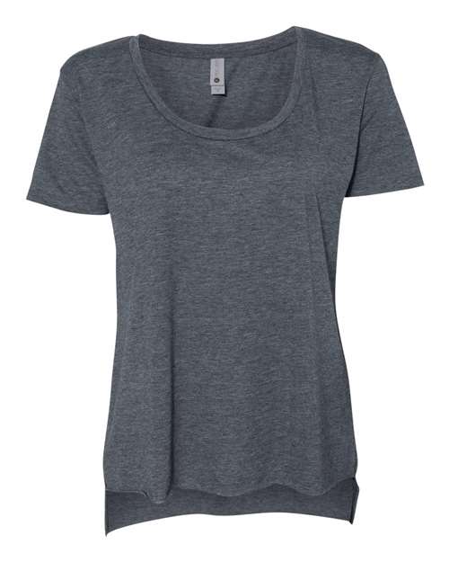 Load image into Gallery viewer, Women's Festival Scoop Neck T-Shirt - Antique Denim