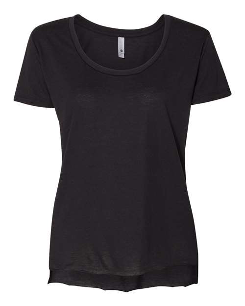 Load image into Gallery viewer, Women's Festival Scoop Neck T-Shirt - Black