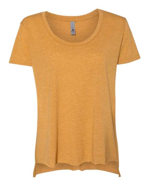 Load image into Gallery viewer, Women's Festival Scoop Neck T-Shirt - Antique Gold