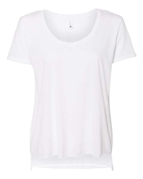 Load image into Gallery viewer, Women's Festival Scoop Neck T-Shirt - White