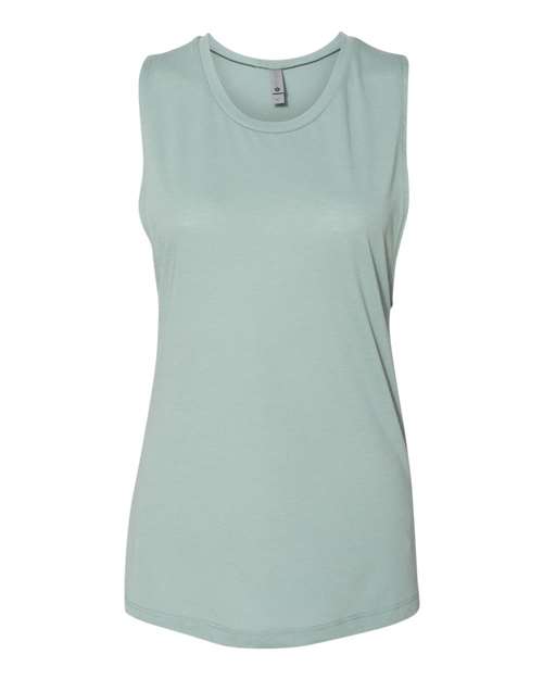 Load image into Gallery viewer, Women’s Festival Muscle Tank - Stonewash Green