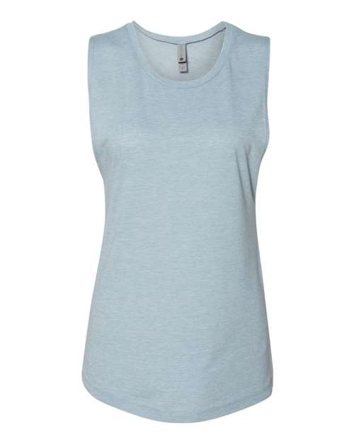 Load image into Gallery viewer, Women’s Festival Muscle Tank - Stonewash Denim