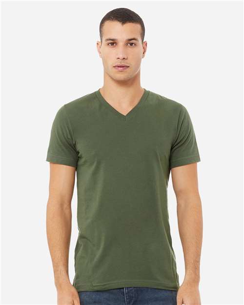 Load image into Gallery viewer, Unisex Jersey V-Neck Tee — product photo 13
