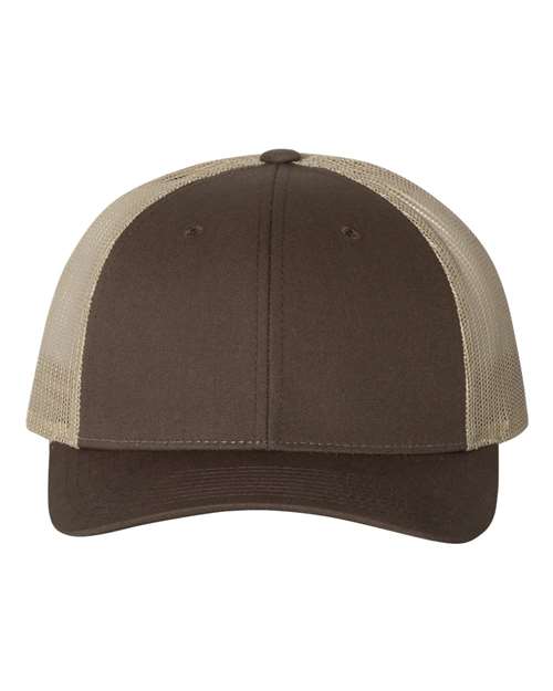 Load image into Gallery viewer, Richardson 115 Low Pro Trucker Cap - Brown/ Khaki