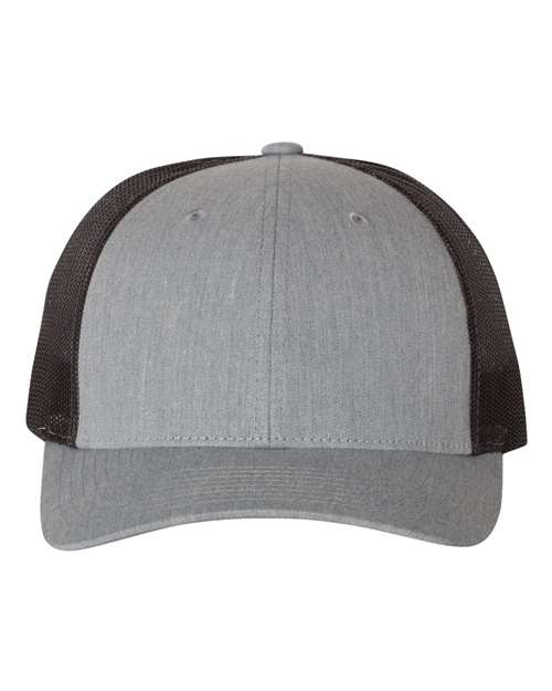 Load image into Gallery viewer, Richardson 115 Low Pro Trucker Cap - Heather Grey/ Dark Charcoal
