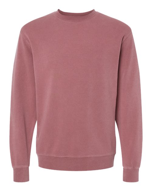 Load image into Gallery viewer, Unisex Midweight Pigment-Dyed Crewneck Sweatshirt - Pigment Maroon
