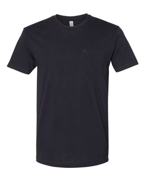 Load image into Gallery viewer, Unisex Cotton Pocket T-Shirt - Black