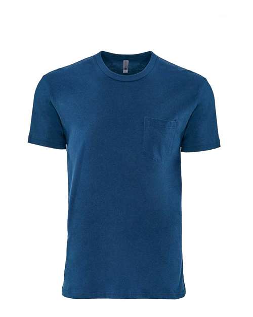 Load image into Gallery viewer, Unisex Cotton Pocket T-Shirt - Cool Blue