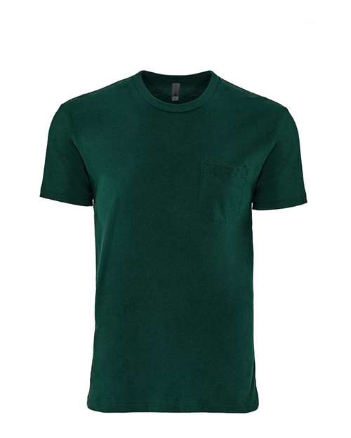 Load image into Gallery viewer, Unisex Cotton Pocket T-Shirt - Forest Green