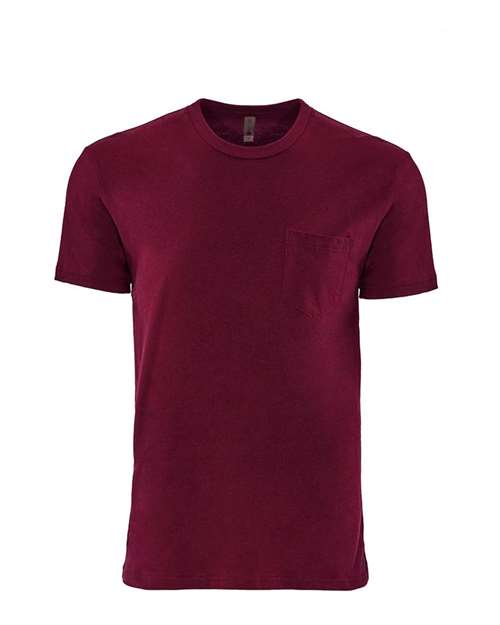 Load image into Gallery viewer, Unisex Cotton Pocket T-Shirt - Maroon