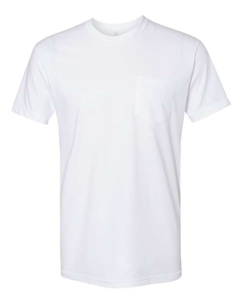 Load image into Gallery viewer, Unisex Cotton Pocket T-Shirt - White