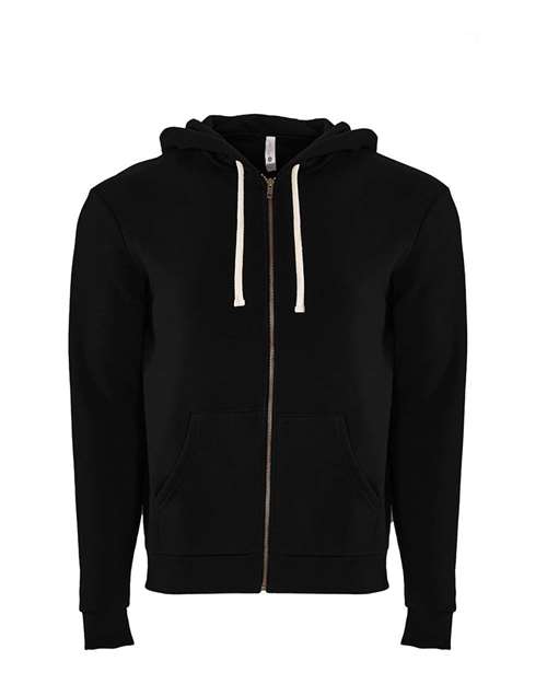 Load image into Gallery viewer, Unisex Santa Barbara Full-Zip Hoodie Sweatshirt - Black