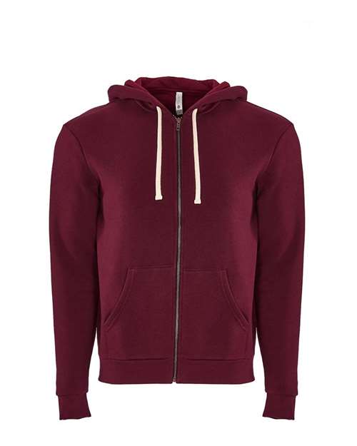 Load image into Gallery viewer, Unisex Santa Barbara Full-Zip Hoodie Sweatshirt - Cardinal