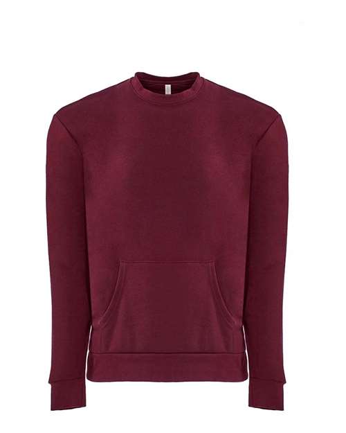 Load image into Gallery viewer, Unisex Santa Barbara Pocket Crewneck Sweatshirt - Cardinal