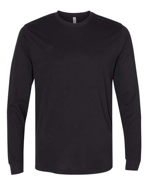 Load image into Gallery viewer, Unisex Sueded Long Sleeve T-Shirt - Black