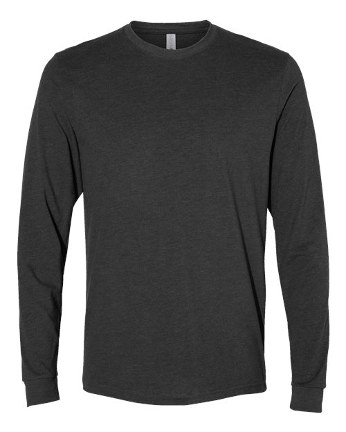 Load image into Gallery viewer, Unisex Sueded Long Sleeve T-Shirt - Heather Charcoal