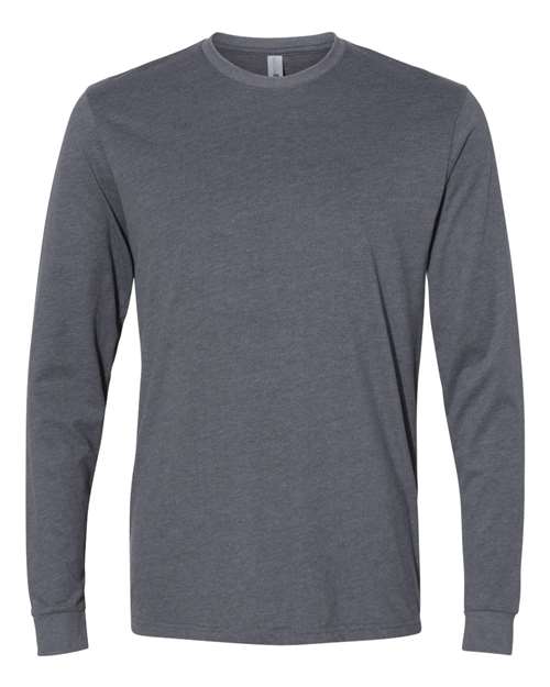 Load image into Gallery viewer, Unisex Sueded Long Sleeve T-Shirt - Heather Metal