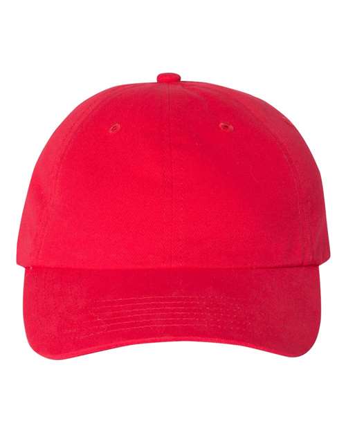 Load image into Gallery viewer, Valucap VC200 Brushed Twill Cap - Red