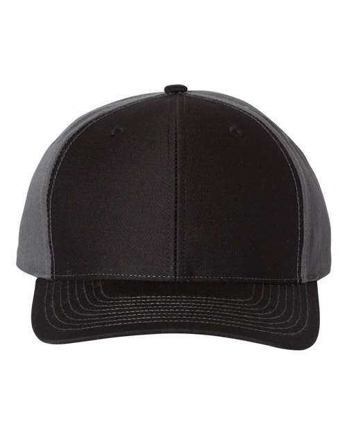 Load image into Gallery viewer, Richardson 312 Twill Back Trucker Cap - Black/ Charcoal