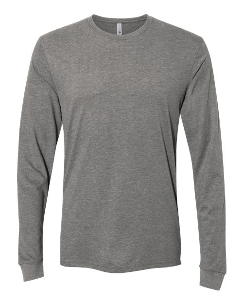 Load image into Gallery viewer, Unisex Sueded Long Sleeve T-Shirt - Dark Heather Grey