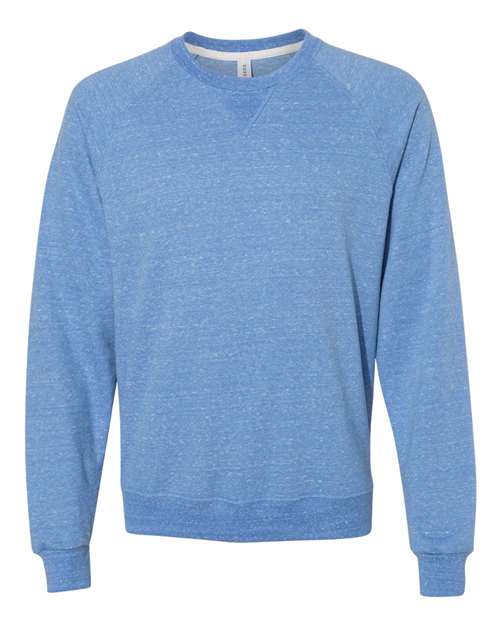 Load image into Gallery viewer, Unisex Snow Heather French Terry Crewneck Sweatshirt - Royal