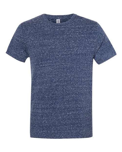 Load image into Gallery viewer, Unisex Snow Heather Jersey T-Shirt - Navy