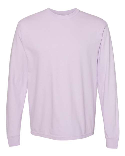 Load image into Gallery viewer, Unisex Garment-Dyed Heavyweight Long Sleeve T-Shirt - Orchid