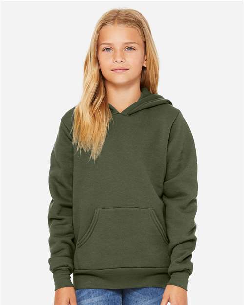 Load image into Gallery viewer, Youth Sponge Fleece Hoodie Sweatshirt — product photo 8