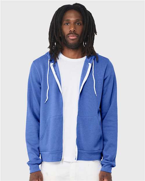 Load image into Gallery viewer, Unisex Sponge Fleece Full-Zip Hoodie Sweatshirt — product photo 18