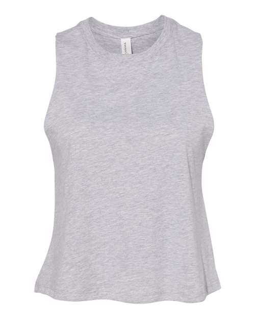 Load image into Gallery viewer, Women's Racerback Crop Tank — product photo 1
