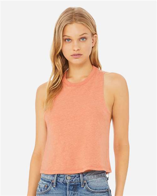 Load image into Gallery viewer, Women's Racerback Crop Tank — product photo 14