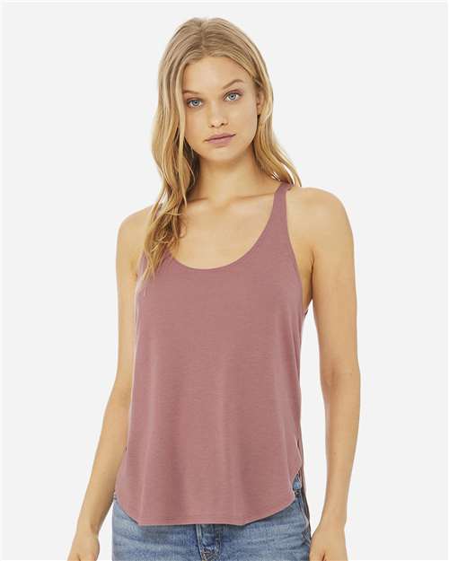 Load image into Gallery viewer, Women's Flowy Tank with Side Slit — product photo 6