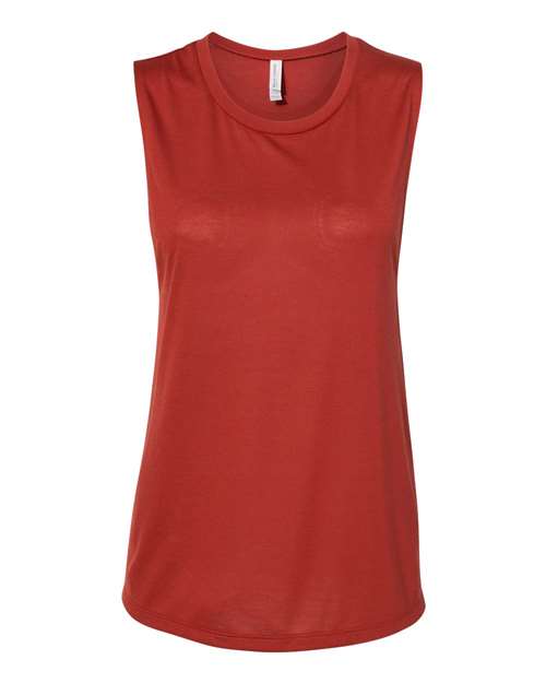 Load image into Gallery viewer, Women's Flowy Scoop Muscle Tank — product photo 6