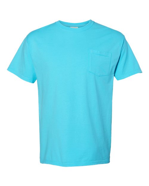 Load image into Gallery viewer, Unisex Garment-Dyed Pocket T-Shirt - Freshwater