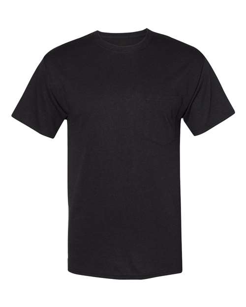 Load image into Gallery viewer, Unisex Workwear Pocket T-Shirt - Black
