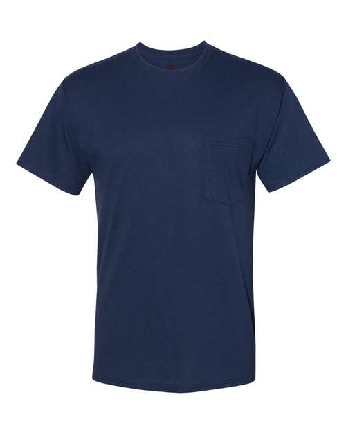 Load image into Gallery viewer, Unisex Workwear Pocket T-Shirt - Navy