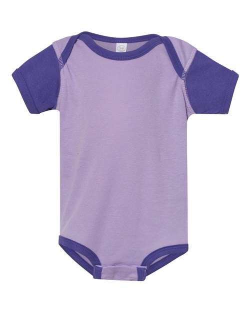 Load image into Gallery viewer, Infant Baby Rib Bodysuit - Lavender/ Purple