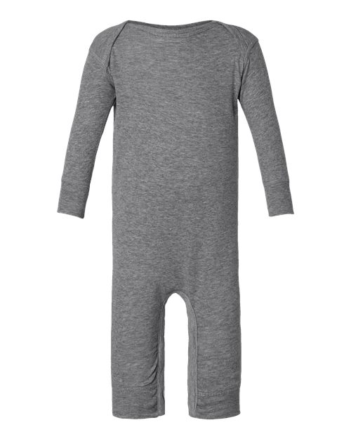 Load image into Gallery viewer, Infant Long Legged Baby Rib Bodysuit - Granite Heather
