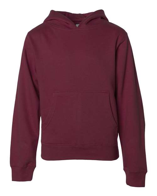 Load image into Gallery viewer, Youth Midweight Hooded Sweatshirt - Maroon