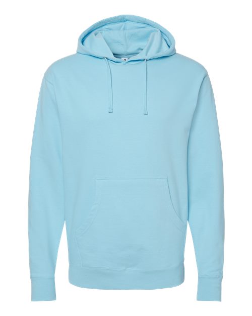 Load image into Gallery viewer, Unisex Midweight Hooded Sweatshirt - Blue Aqua