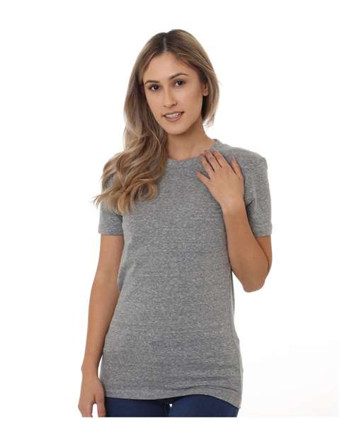 Load image into Gallery viewer, Women's USA-Made Triblend T-Shirt - Tri Athletic Grey