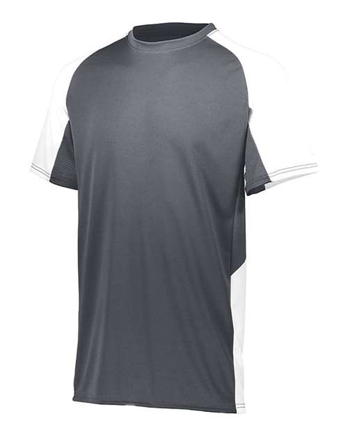 Load image into Gallery viewer, Augusta Sportswear 1518 Youth Cutter Jersey - Graphite/ White