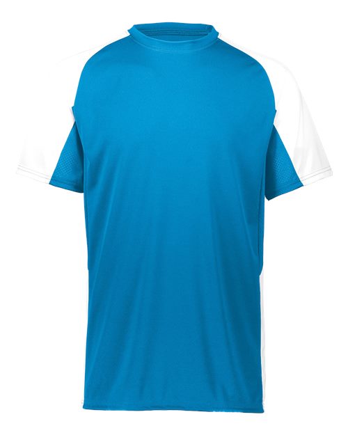 Load image into Gallery viewer, Augusta Sportswear 1518 Youth Cutter Jersey - Power Blue/ White