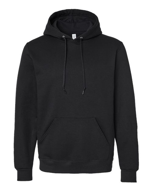 Load image into Gallery viewer, Unisex Eco™ Premium Blend Ring-Spun Hooded Sweatshirt - Black Ink