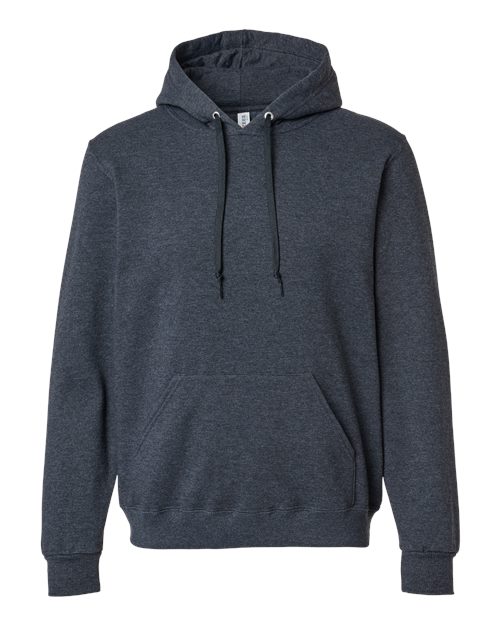 Load image into Gallery viewer, Unisex Eco™ Premium Blend Ring-Spun Hooded Sweatshirt - Black Ink Heather