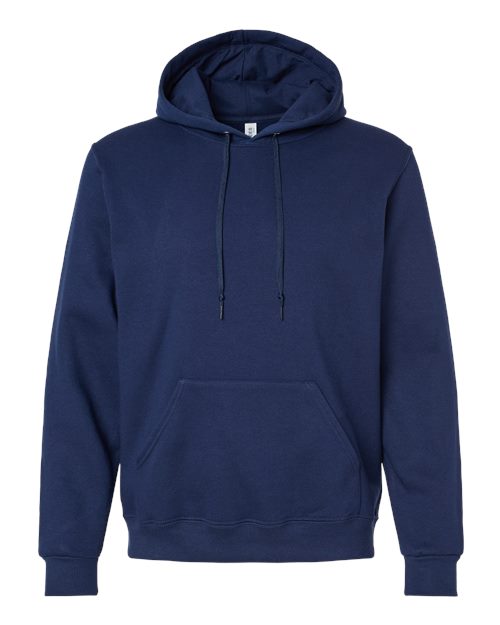 Load image into Gallery viewer, Unisex Eco™ Premium Blend Ring-Spun Hooded Sweatshirt - J. Navy